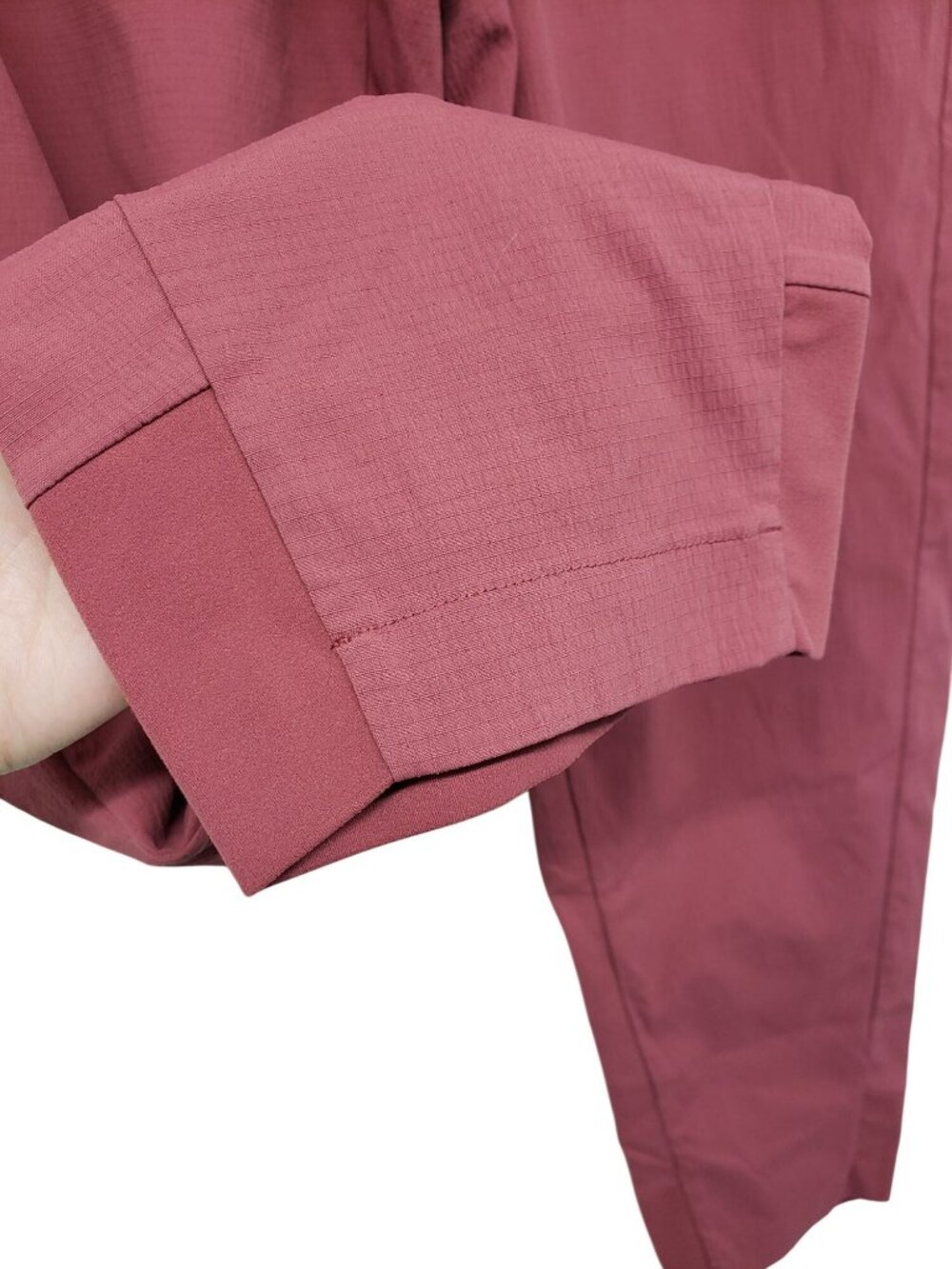 ATHLETA Trekkie North Jogger Pant Pink Berry Rose Womens 14 Mauve - Picture 10 of 12